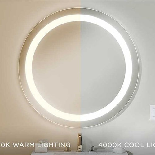 Circadian Bathroom Lighting System in Matt White