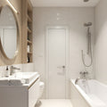 Circadian Bathroom System for an En Suite in Matt White