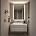Cloakroom Lighting Scheme in Brushed Chrome