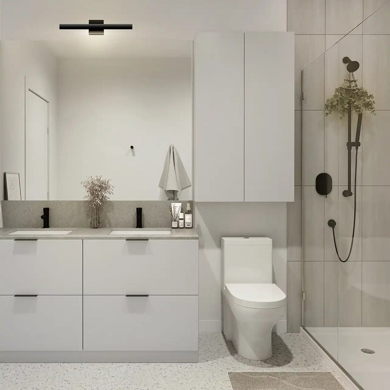 En Suite Lighting Scheme in Matt White