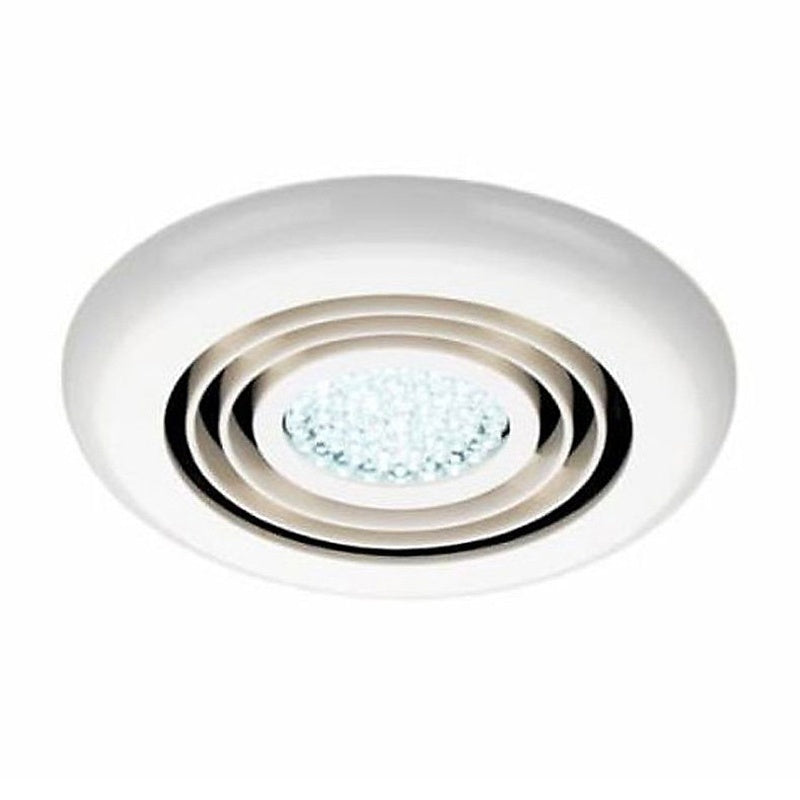 Extractor Fan with a Light and a Night Mode in Matt White