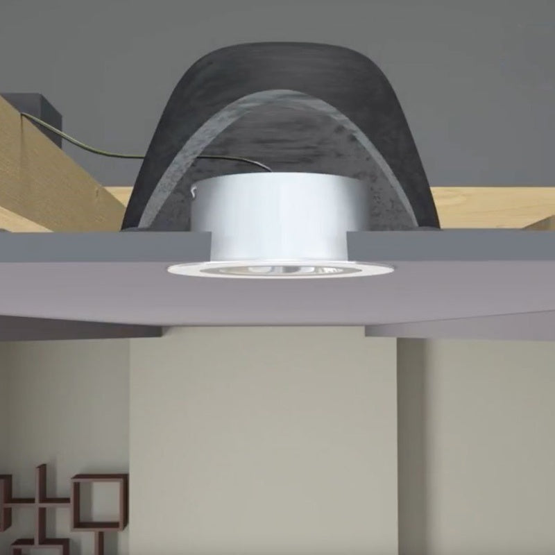 Fire Hood for a Non Rated Downlight