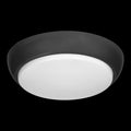 IP44 Ceiling Light with a Fabric Diffuser in Matt Black