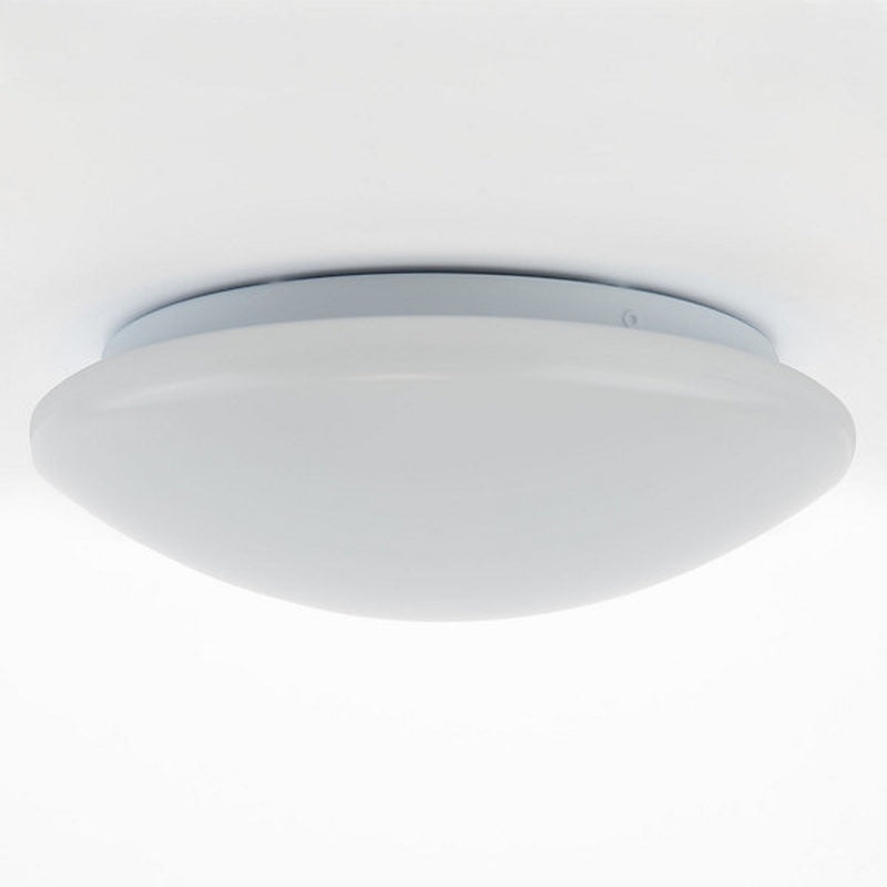 IP44 Ceiling Light with a Fabric Diffuser in Matt White