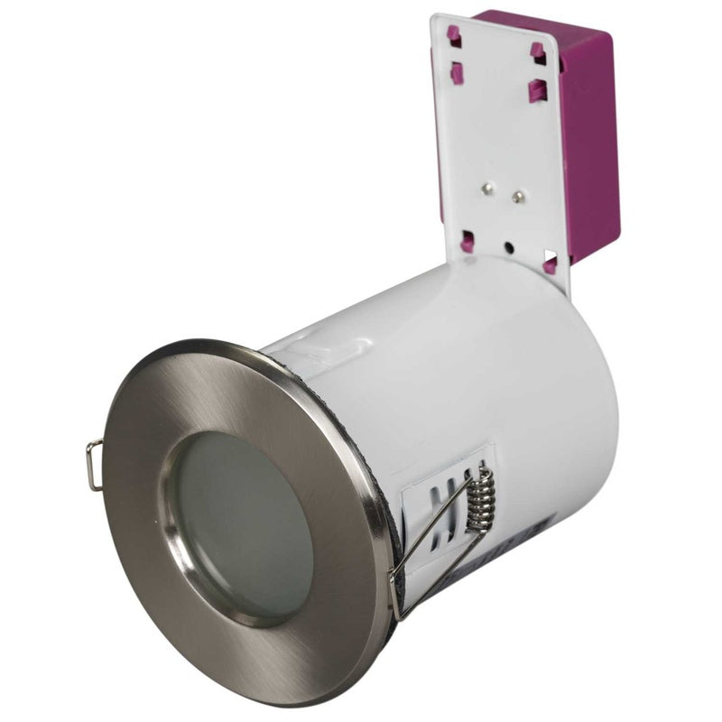 IP65 Downlight with a Remote Driver in Brushed Chrome