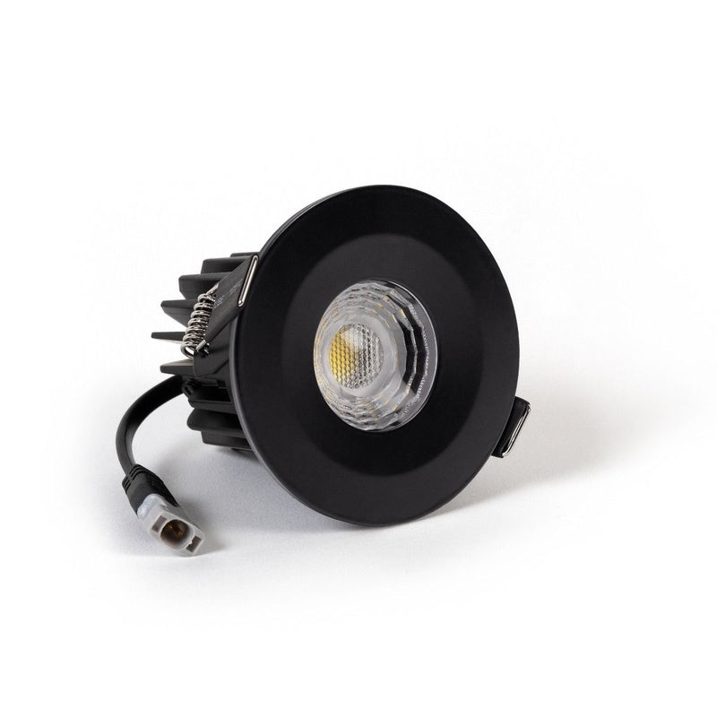 IP65 Fire Rated Downlight with CRI 97 in Matt Black