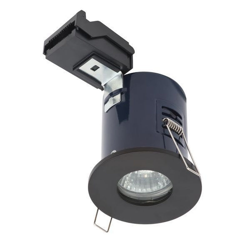 IP65 Fire Rated Downlight with DALI Dimming in Matt Black