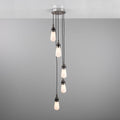 IP65 Rated Pendant Cluster for Over a Bath in Brushed Stainless