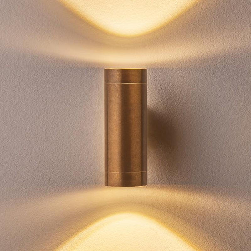 IP65 Wall Light for Zone 1 in Brushed Brass