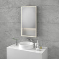 Illuminated Mirror Cabinet with Audio and Tunable Lighting in Matt White