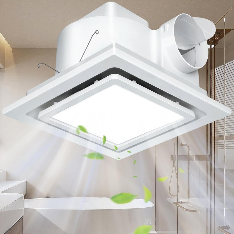 Installed Bathroom Package with an Extractor Fan in Matt White