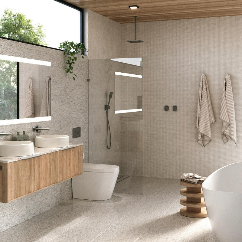 Installed Circadian Bathroom Package in Matt White