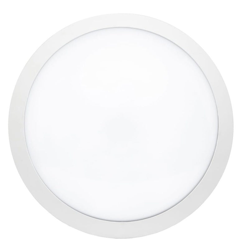 Large IP65 Ceiling Light at 400mm in Matt White