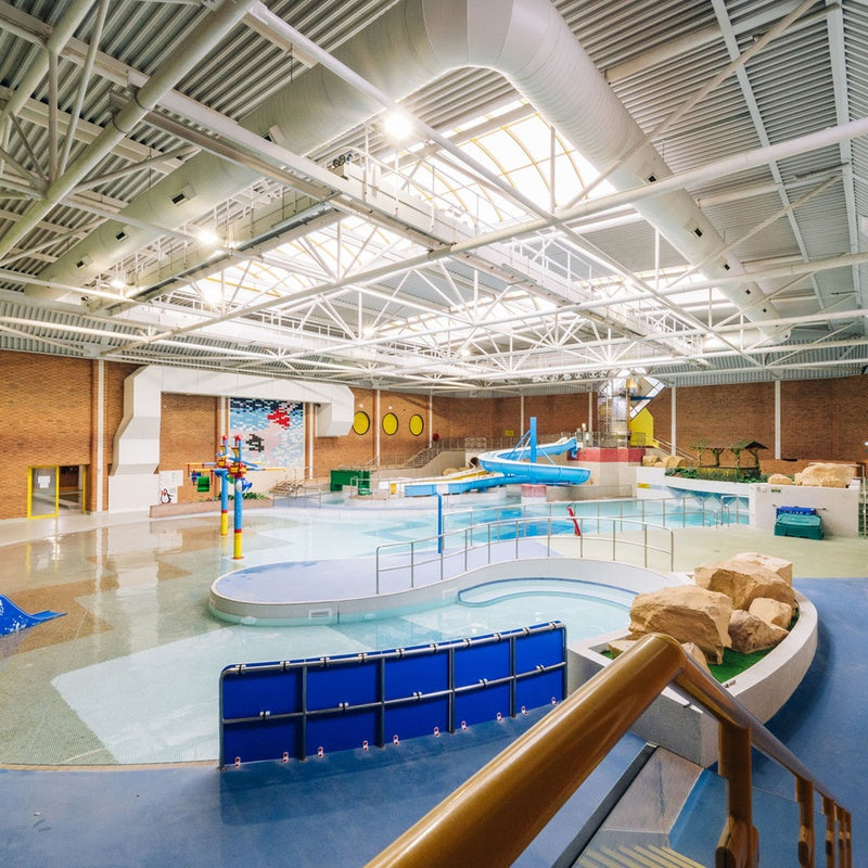 Leisure Centre Wet Area Lighting Package in Matt Black
