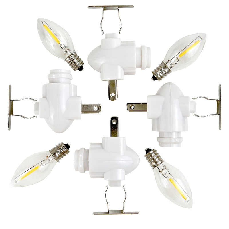 Night Lighting Kit for a Bathroom in Matt White