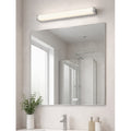 Over Mirror Light Bar at 600mm in Brushed Chrome