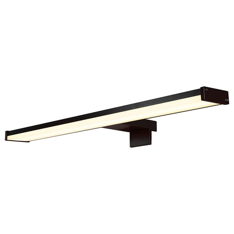 Over Mirror Light Bar at 600mm in Matt Black