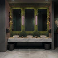 Restaurant Washroom Lighting Package in Matt Black