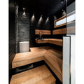 Sauna Lighting Package in Matt Black