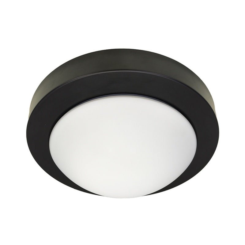 Slim IP44 Ceiling Light at 25mm Deep in Matt Black