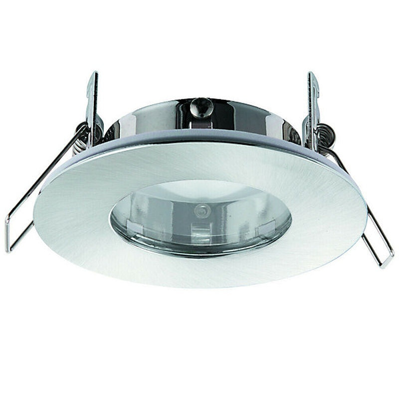 Slim IP65 Downlight at 25mm Deep in Brushed Chrome