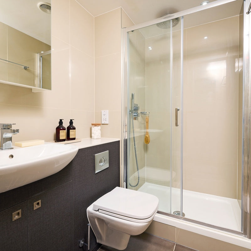 Student Accommodation Washroom Package in Brushed Chrome